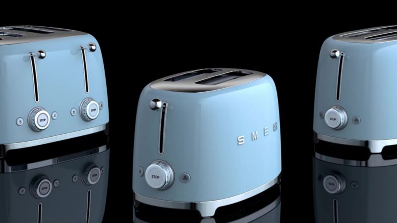 Play SMEG White 4x4-Slice Toaster - video 1 of 1