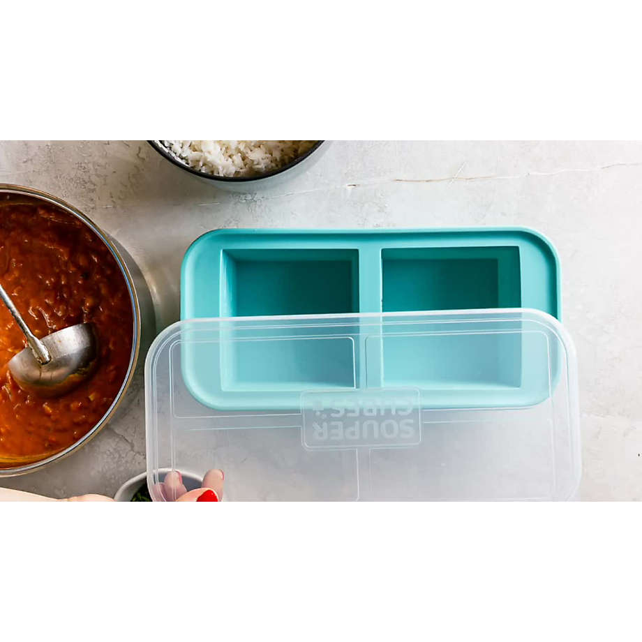 Souper Cubes 1-Cup Food Tray | Charcoal