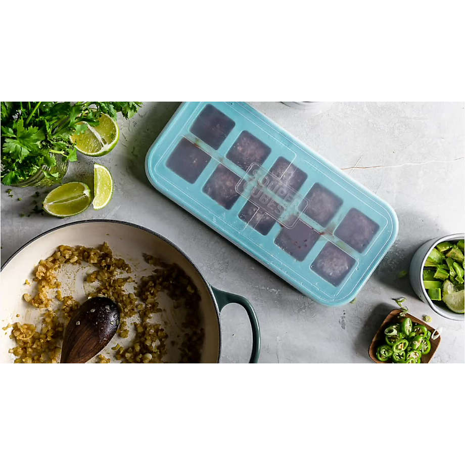 Souper Cubes 2 Tbsp Silicone Freezer Tray With Lid - Easy Meal