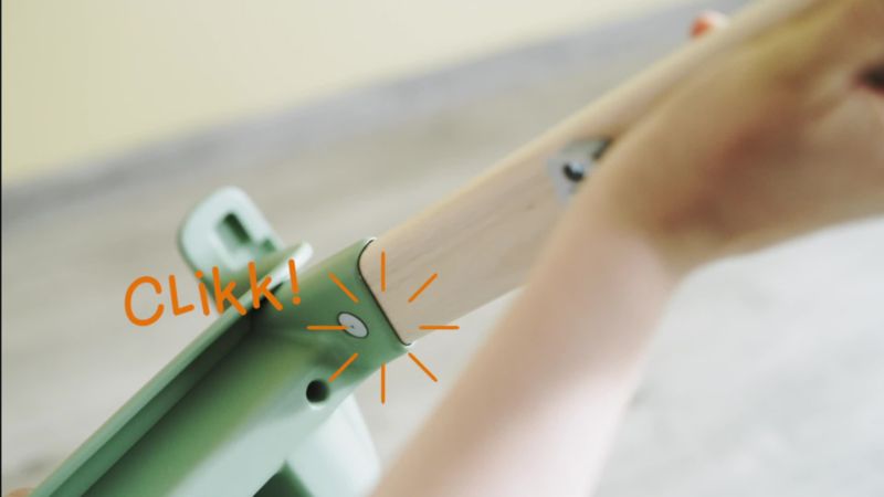 Play Stokke Clikk White High Chair with Adjustable Footrest - video 1 of 2