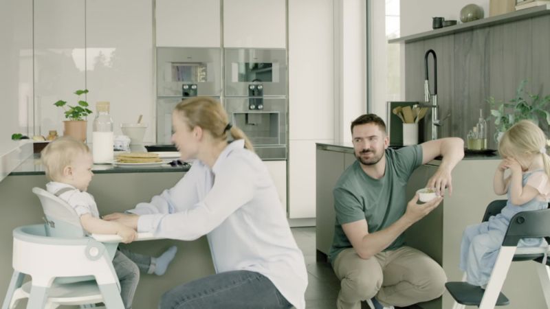 Play Stokke Steps White/Natural High Chair Complete - video 1 of 1