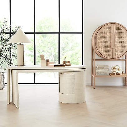 Crate and barrel clearance twist rotating desk