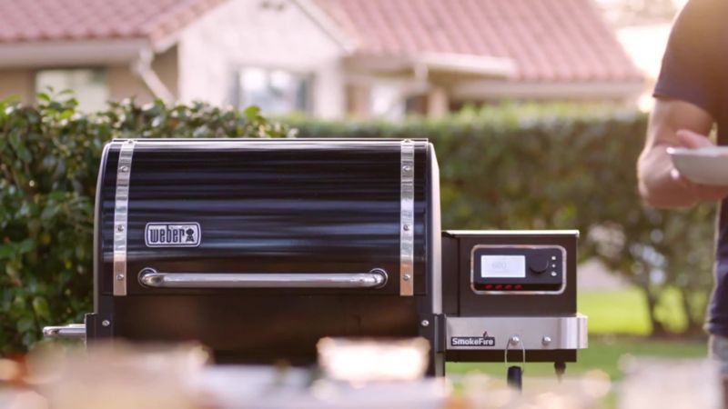 Play Weber ® SmokeFire EX4 Black Outdoor Pellet Grill - video 1 of 1