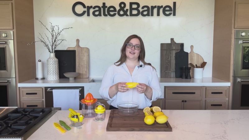 Play Crate & Barrel Citrus Reamer - video 1 of 1