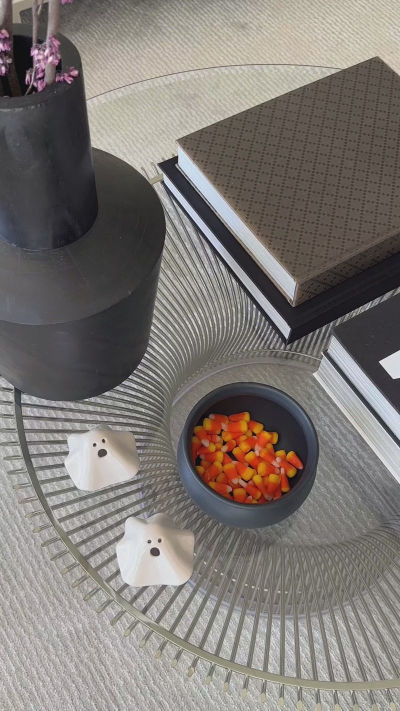 Play Large Cauldron Halloween Ceramic Serving Bowl - video 2 of 2