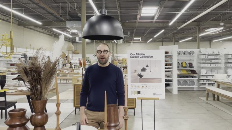 Play Dakota Chrome Flush Mount Light with Small Chrome Dome - video 1 of 1
