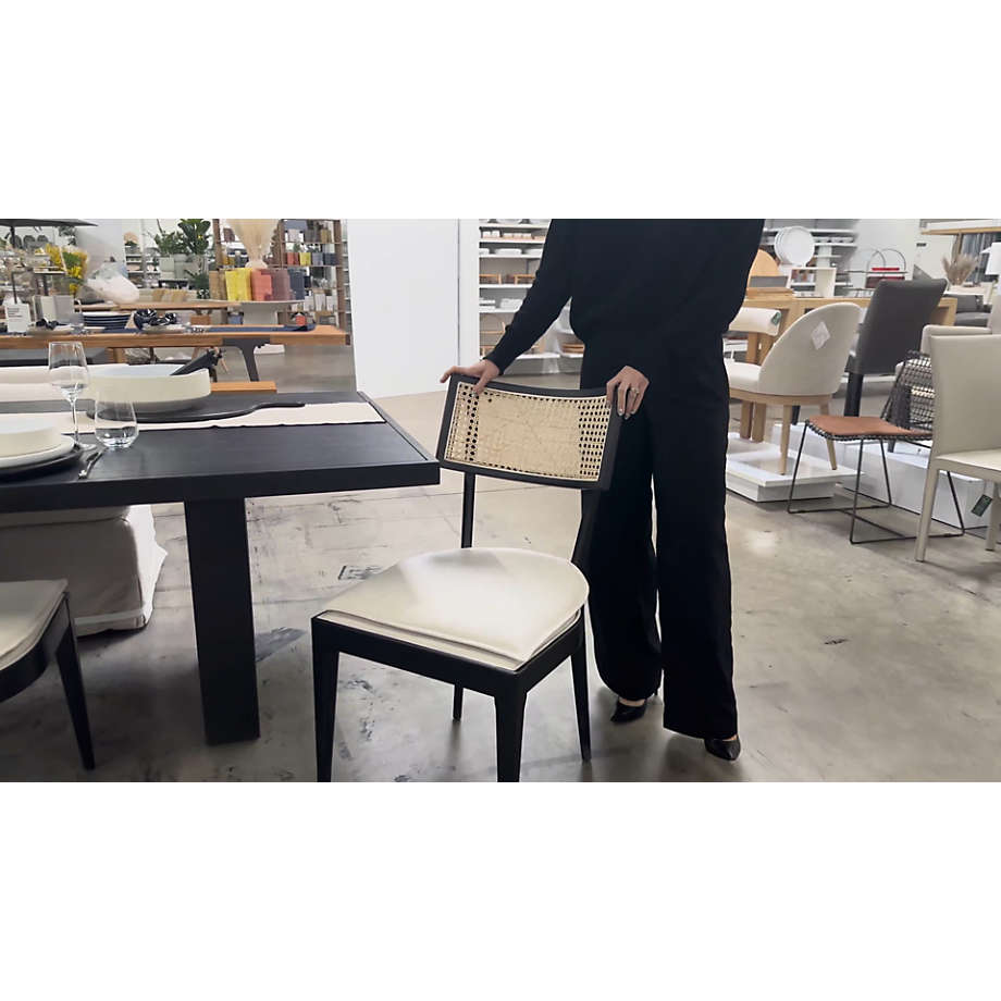 Libby cane discount dining chair