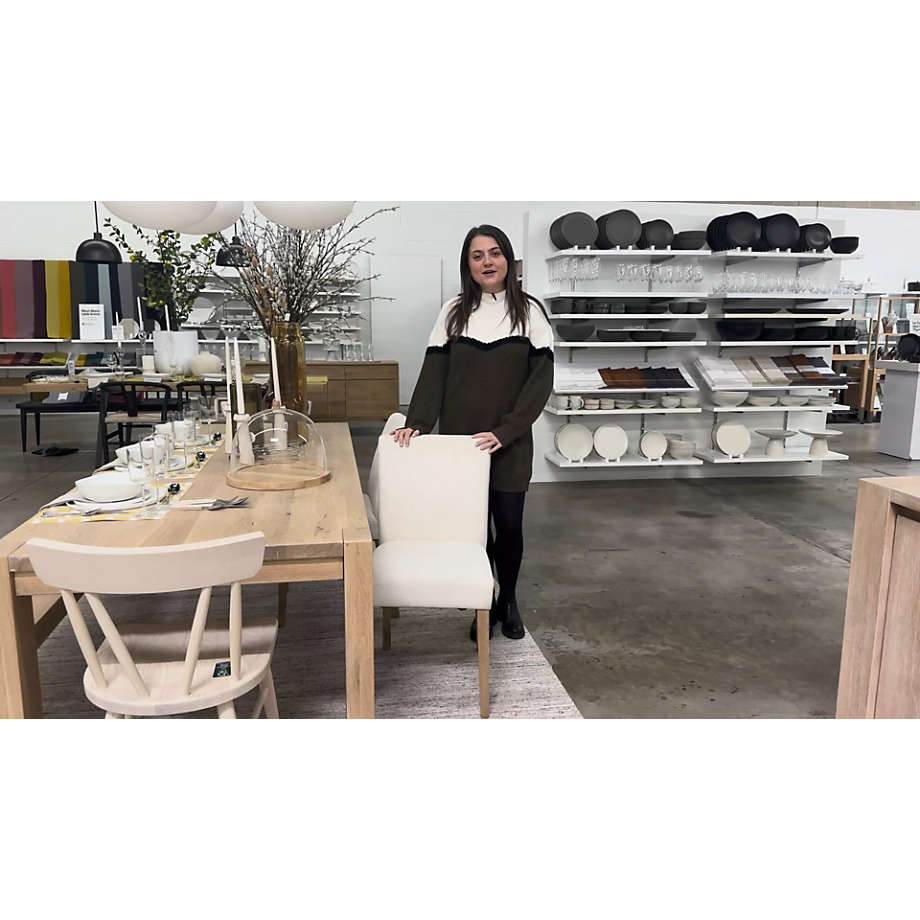 Crate and barrel lowe dining chair outlet
