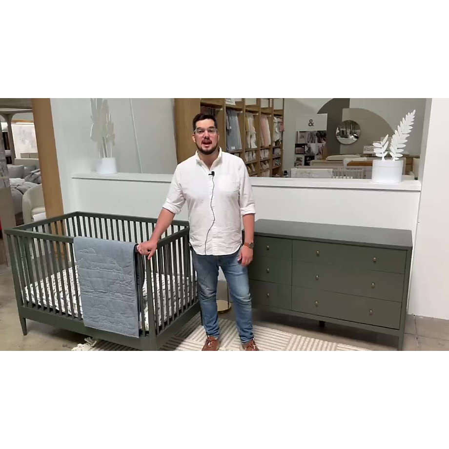 Hampshire olive 2025 green crib