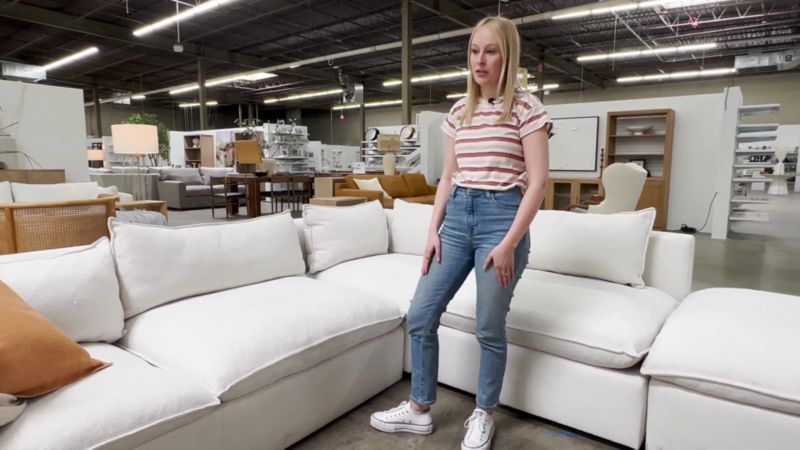 Play Lotus Modular 3-Piece Extra Long Sofa Sectional - video 2 of 2