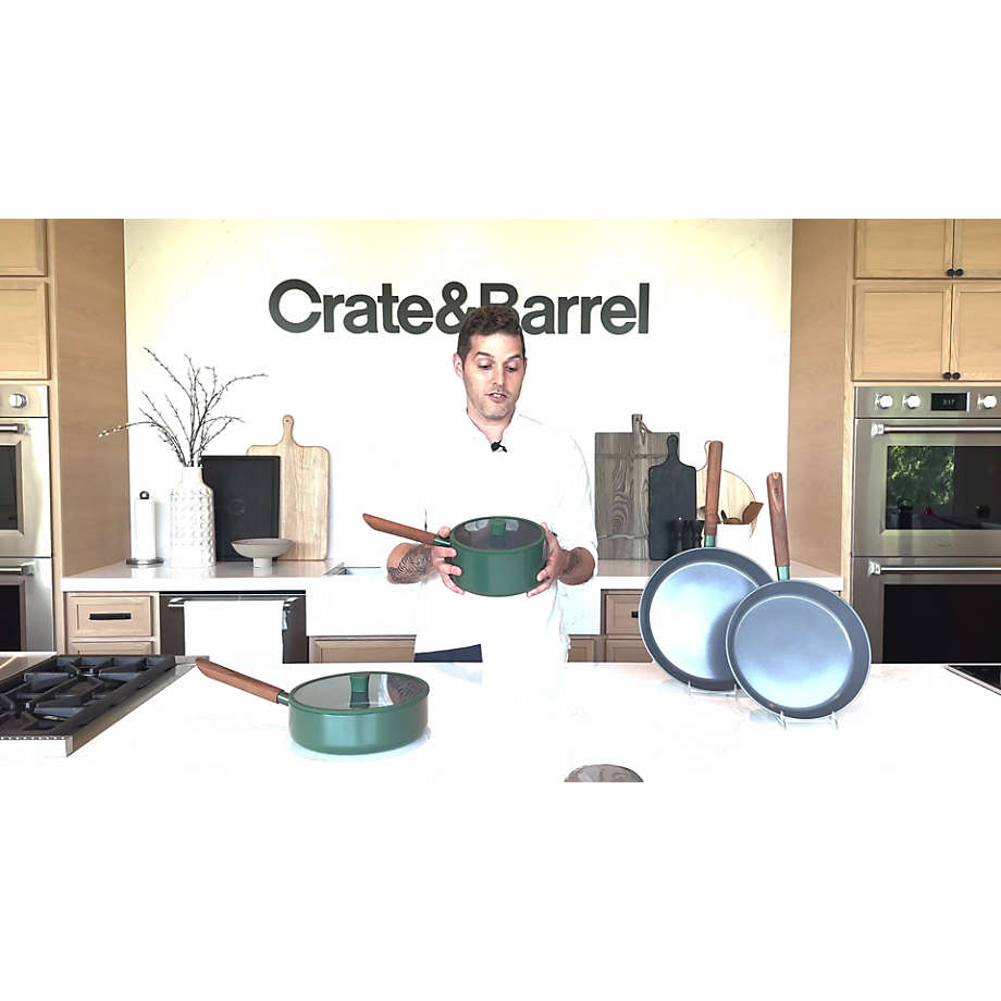Crate & Barrel Monterey Cream 12 Non-Stick Ceramic Fry Pan + Reviews