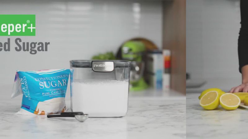 Play Progressive ® ProKeeper + 2-Qt. Powdered Sugar Storage Container - video 1 of 1