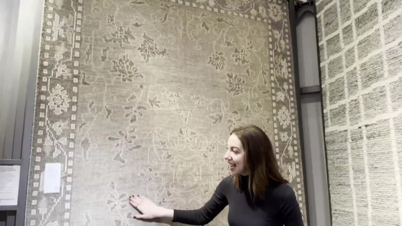 Play Rochelle Traditional Floral Sand Beige Area Rug 9'x12' - video 2 of 2