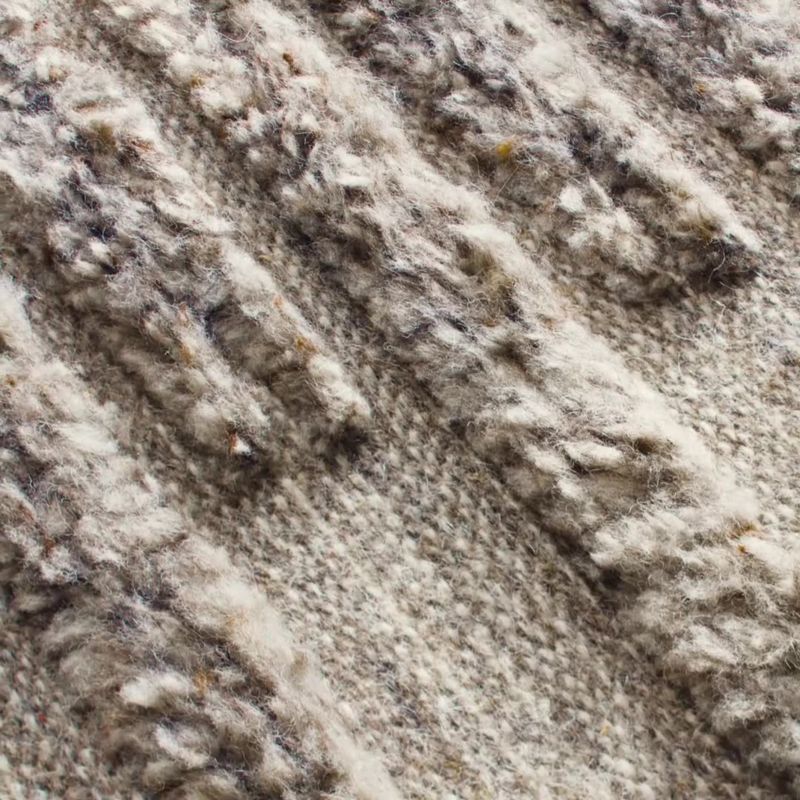 Play Cannet Wool Shag Sand Beige Area Rug 9'x12' - video 2 of 2