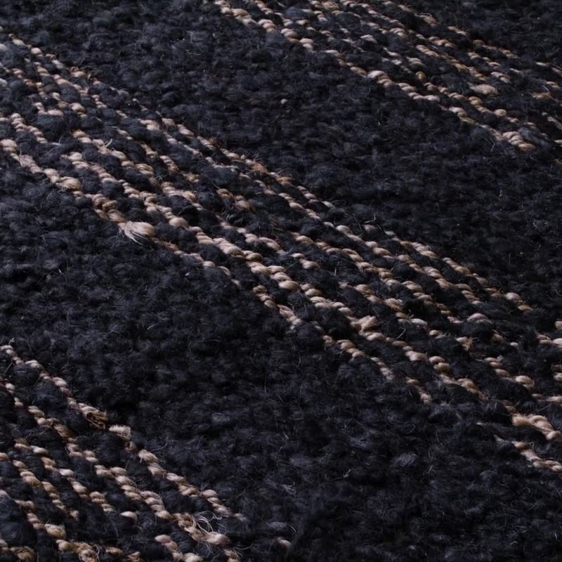 Play Rouen Jute/Wool Blend Triple Striped Sand Beige Area Rug 6'x9' - video 1 of 1