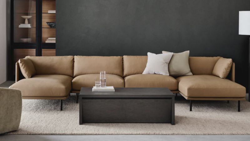 Play Wells Renew Vegan Leather Sofa 84" - video 1 of 2