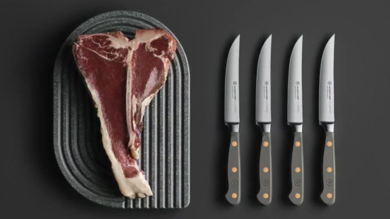 Play Wusthof Classic Color Velvet Oyster 6" Chef's Knife - video 1 of 2
