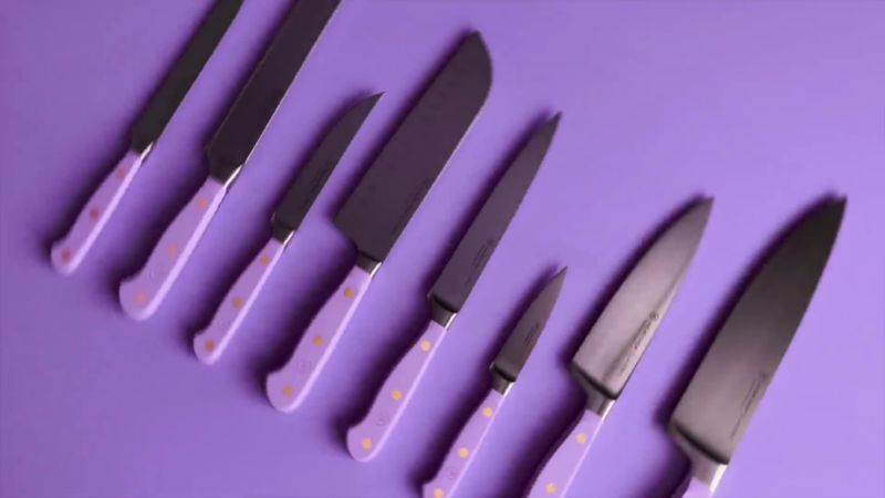 Play Wusthof Classic Color Purple Yam 7" Santoku Knife - video 2 of 2