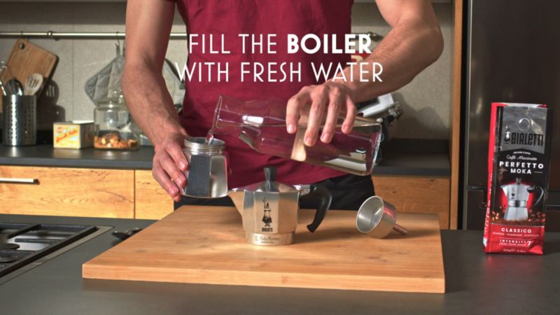 Play Bialetti ® Moka Black 6-Cup Espresso Maker - video 1 of 1