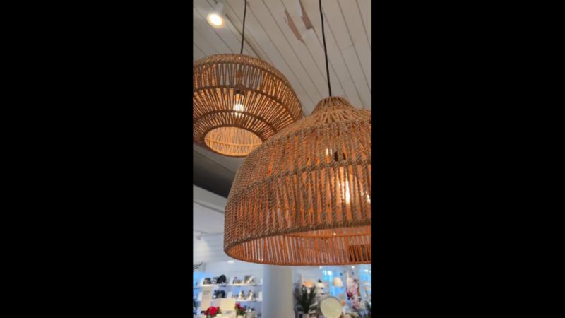 Cabo Large Woven Pendant Light