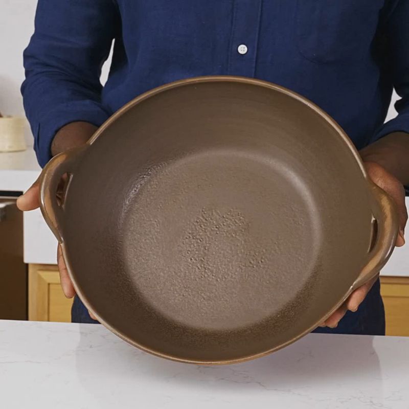 Play Ayowa Dark Grey Clay Communal Bowl by Eric Adjepong - video 1 of 2