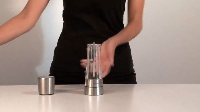 Play Cole & Mason Derwent Stainless Steel Adjustable Salt and Pepper Mills - video 2 of 2