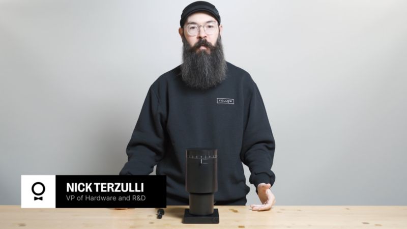 Play Fellow Opus Conical Burr Grinder Matte Black - video 1 of 2