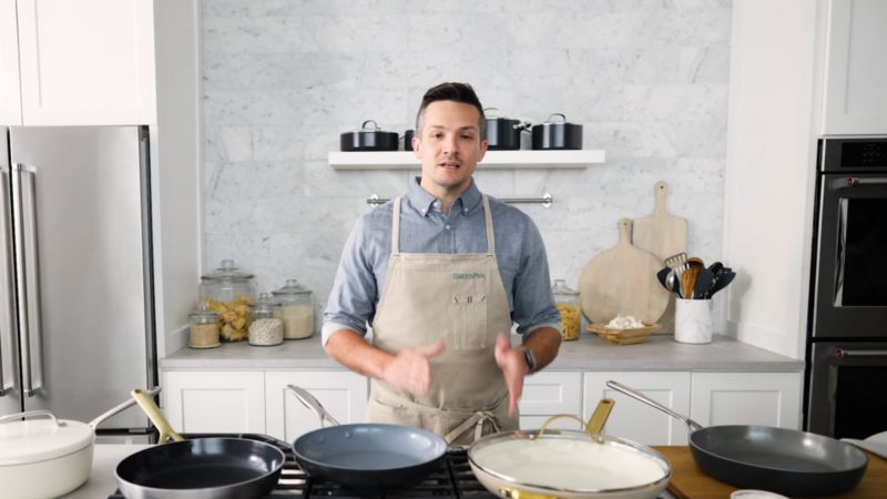 Play GreenPan ™ Reserve Sage 3-Piece Ceramic Non-Stick Fry Pan Set - video 1 of 1