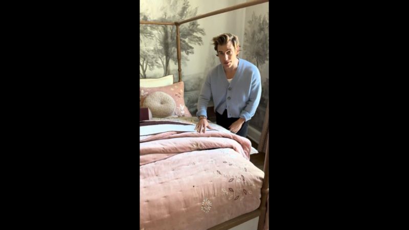 Play Heirloom Embroidered Organic Cotton Velvet Kids Full/Queen Quilt by Jeremiah Brent - video 1 of 1