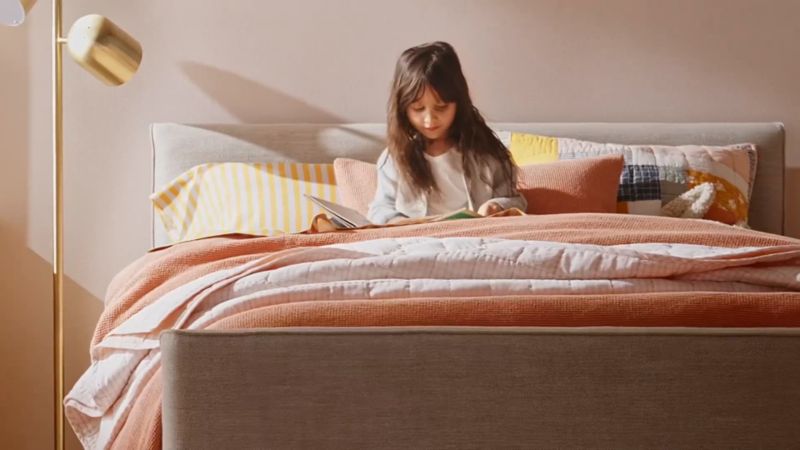 Play Emery Dune Upholstered Kids Twin Bed - video 1 of 1
