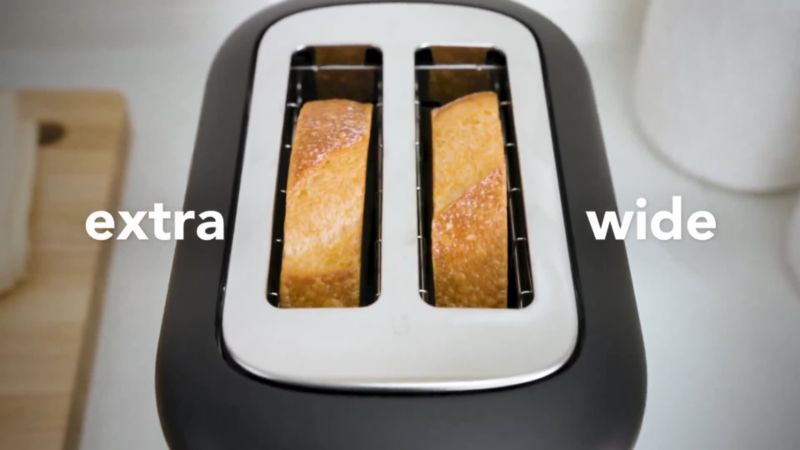 Play KitchenAid ® 2-Slice Toaster in Porcelain White - video 1 of 1