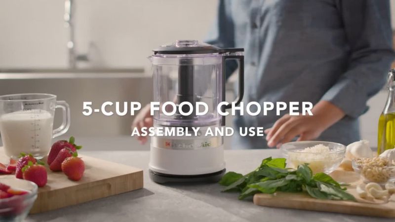 Play KitchenAid ® Matte Black 5-Cup Food Chopper - video 1 of 1