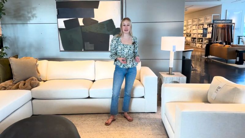 Play Oceanside Deep 2-Piece Chaise Sectional Sofa - video 1 of 2