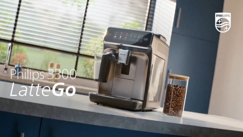 Play Philips 3300 Series Fully-Automatic Espresso Machine with LatteGo + Iced Coffee Maker - video 1 of 2