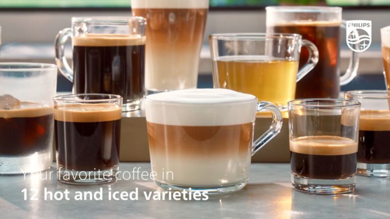 Play Philips 4400 Series Fully-Automatic Espresso Machine with LatteGo + Iced Coffee - video 1 of 1