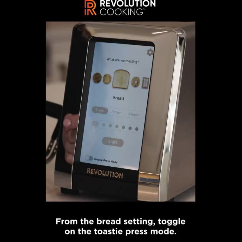 Play Revolution InstaGLO® R180 Connect Stainless Steel Toaster - video 1 of 1