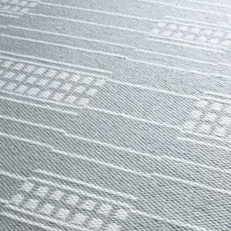 Play Graphic Stripe Mist Blue Handwoven Flatweave Kids Performance Area Rug 5'x8' - video 1 of 1