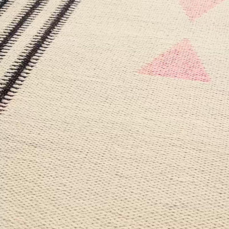 Play Mirror Pattern Elegant Pink Chenille Kids Area Rug 5'x8' - video 1 of 1