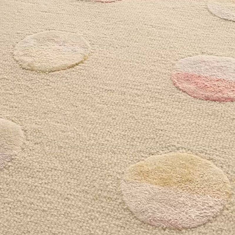 Play Multi Dot Warm Colorway Wool and Viscose Kids Area Rug 5'x8' - video 1 of 1