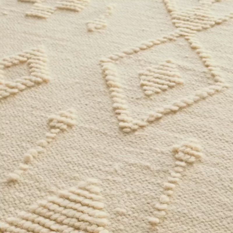 Play Textural Flatweave Ivory Wool and Cotton Kids Area Rug 8'x10' - video 1 of 1