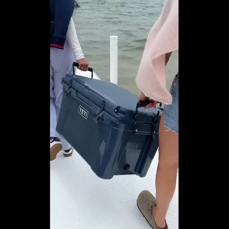 Play YETI Tundra 45 Hard Cooler Navy - video 1 of 1