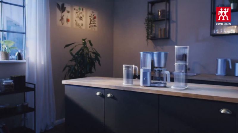 Play ZWILLING ® Enfinigy Matte Black Glass 12-Cup Coffee Maker - video 1 of 1