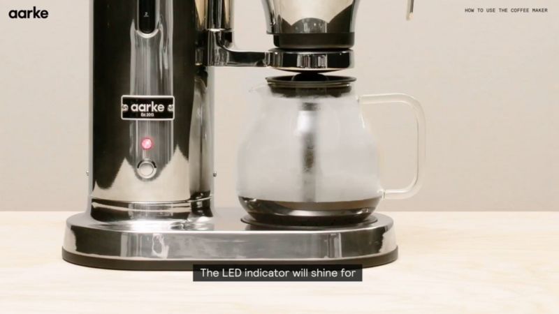Play Aarke Matte Black Drip Coffee Maker - video 1 of 1