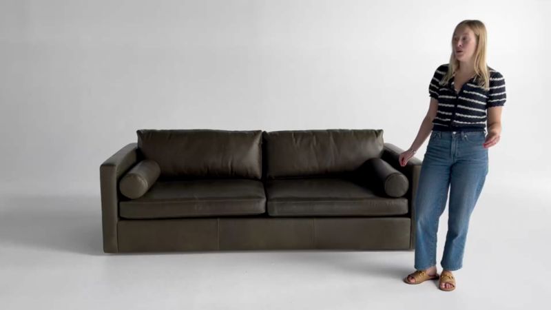 Play Aris 82" Queen Sleeper Bench Sofa - video 1 of 1