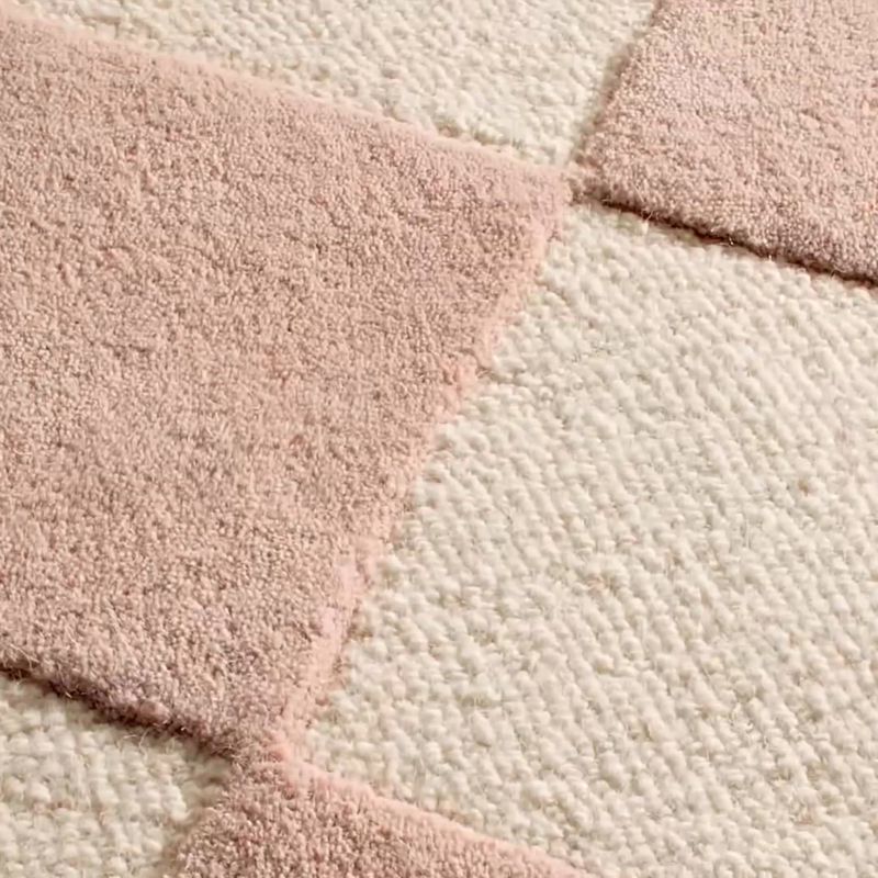 Play Checkerboard Purple Wool Kids Area Rug 9'x12' - video 1 of 1
