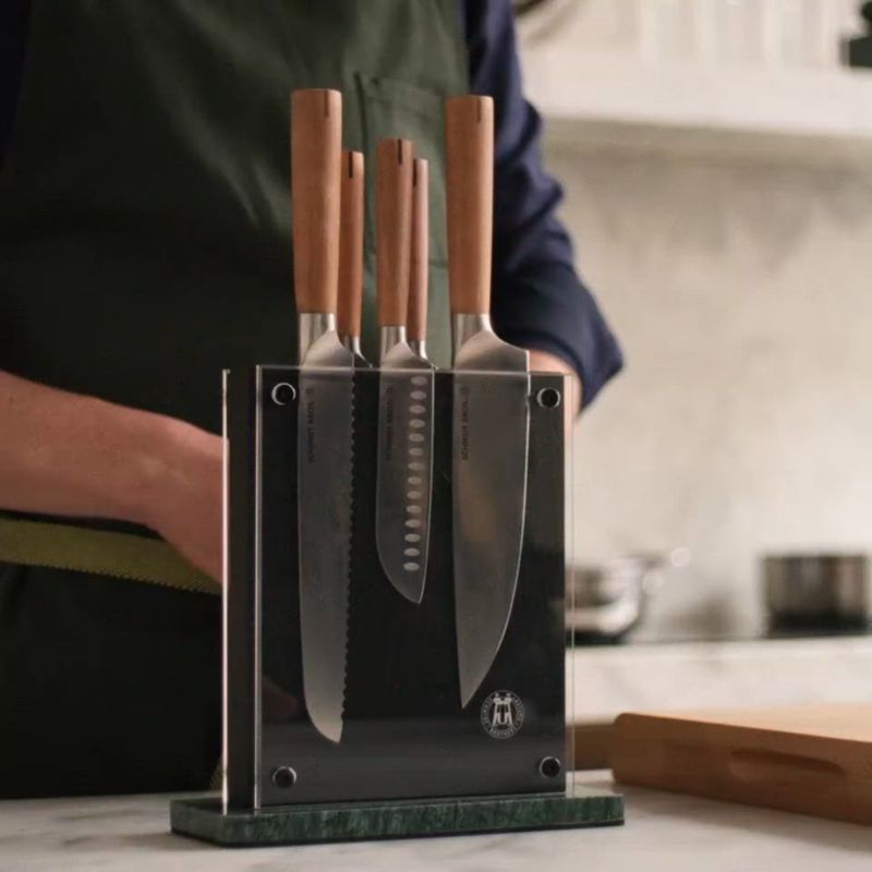 Play Schmidt Brothers ® x Daniel Humm Timbre 6-Piece Knife Block Set - video 1 of 1