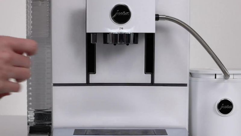 JURA ® Z10 Aluminum White Espresso Machine