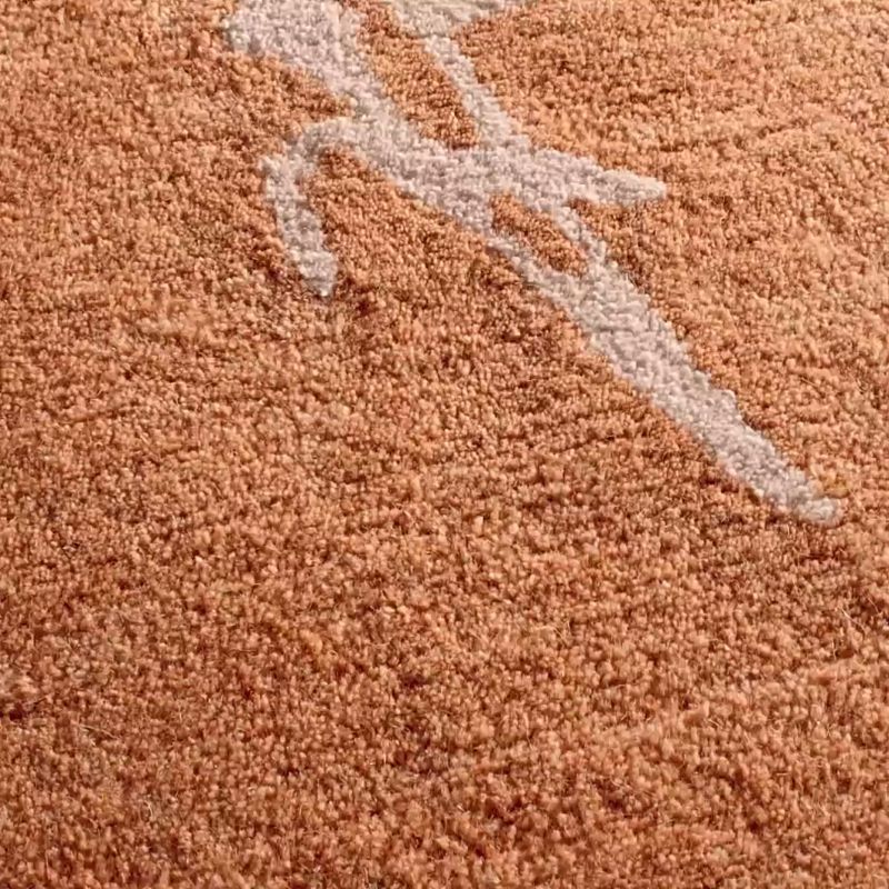Play Lupin Terracotta Floral Kids Wool Area Rug 5'x8' - video 1 of 1