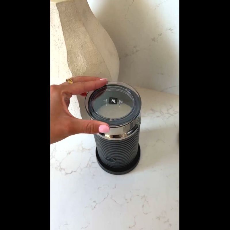 Play Nespresso ® by De'Longhi ® Vertuo Pop+ Deluxe Silver Espresso Machine with Aeroccino Frother - video 2 of 2