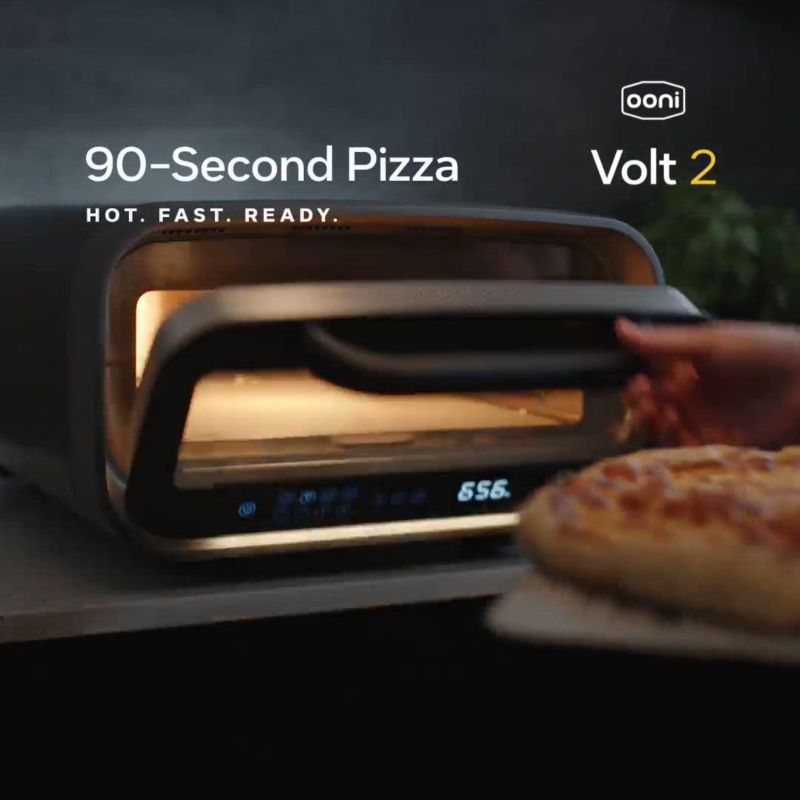 Play Ooni Volt 2 Charcoal Grey Electric Indoor Pizza Oven - video 1 of 1